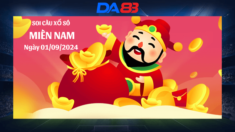 DA88 Dự đoán xổ số miền Nam hôm nay ngày 1/9/2024 [Tỷ Lệ Trúng Cao]